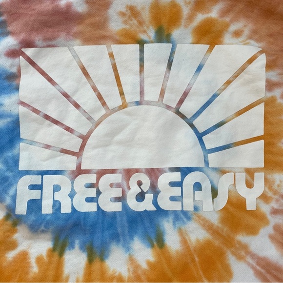 Madewell X Free & Easy Tie Dye Hoodie Sweatshirt Size XS - Picture 10 of 10